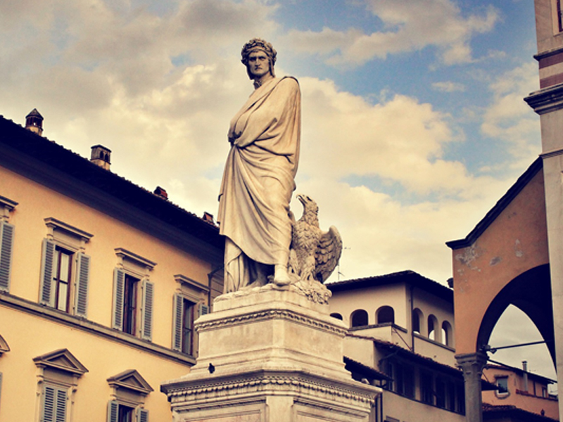 Dos Caminos Para Conocer A Dante Estatua De Dante