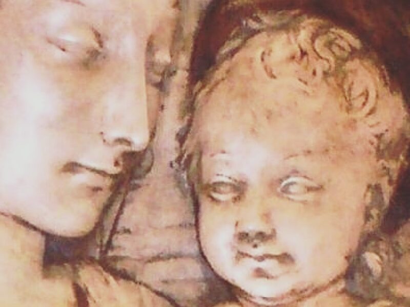 Obra Virgen María Y El Niño