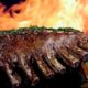 Asado Argentino Costillar En La Parrilla