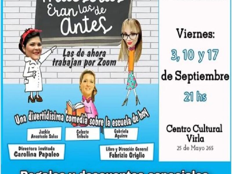 Flyer De Maestras Eran Las De Antes