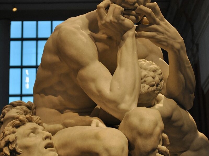 El Conde Ugolino Junto A Sus Hijos.