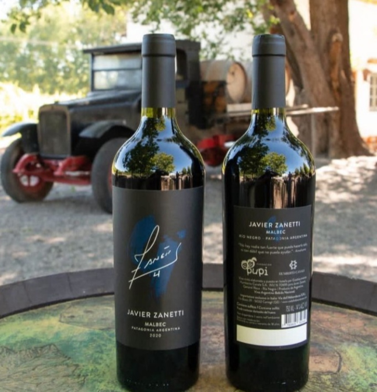 Zanetti vino - Botellas