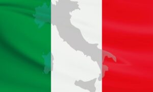 Asociaciones Mapa Bandera Italia