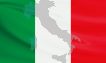 Asociaciones Mapa Bandera Italia