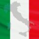 Asociaciones Mapa Bandera Italia