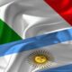 Banderas De Italia Y Argentina Unidas