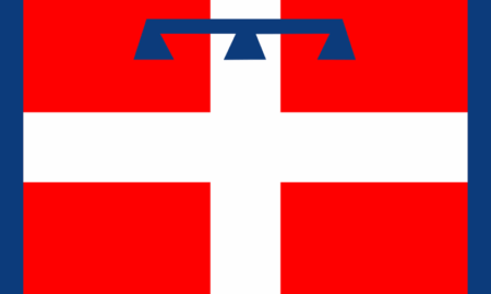 Día Del Inmigrante Bandera De Piemonte