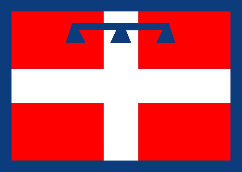 Día Del Inmigrante Bandera De Piemonte