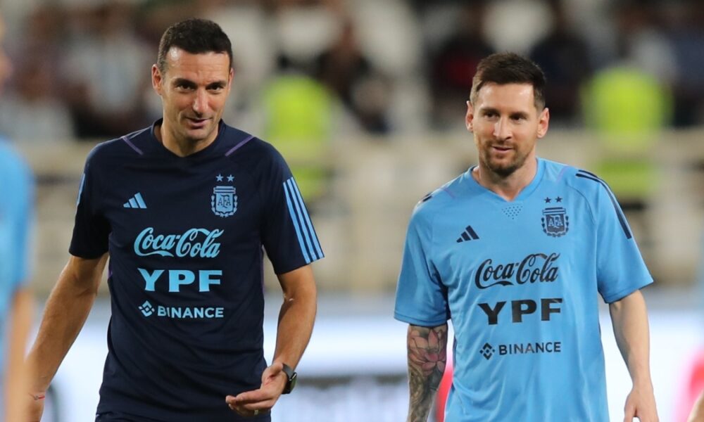 Messi Y Scaloni Marchigianos
