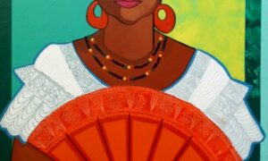 Pintura Inspirada En La Cultura Afrodesceniente