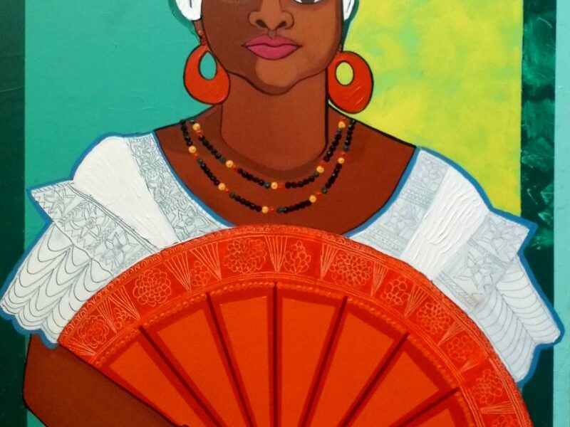 Pintura Inspirada En La Cultura Afrodesceniente