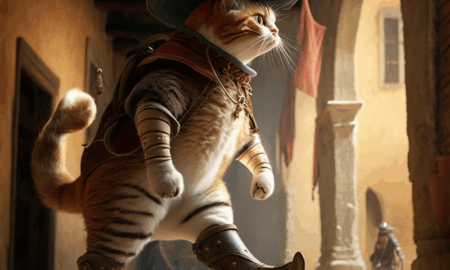 El Paseo Del Gato Con Botas En La Toscana