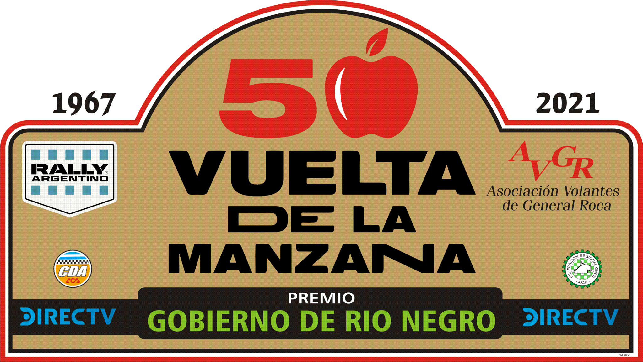 Vuelta de la manzana - flyer oficial del evento