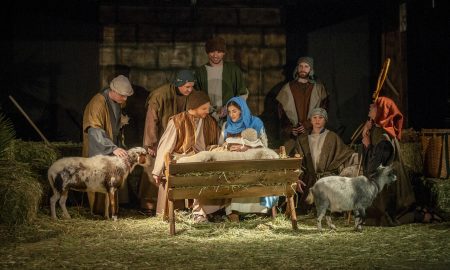 Pesebre VIviente - La tradición del pesebre viviente.