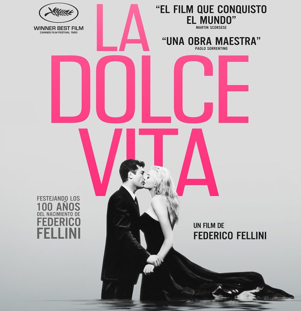 "La Dolce Vita" - Anuncio del reestreno.