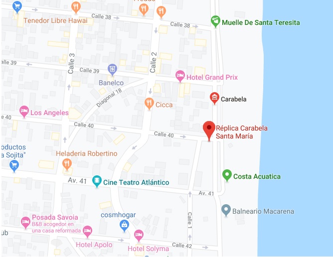 Mapa Santa Teresita