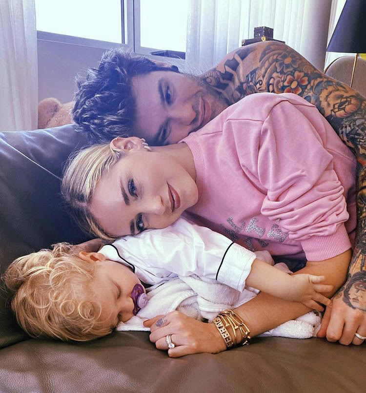 Chiara Ferragni - Chiara, Federico y su hijo Leone