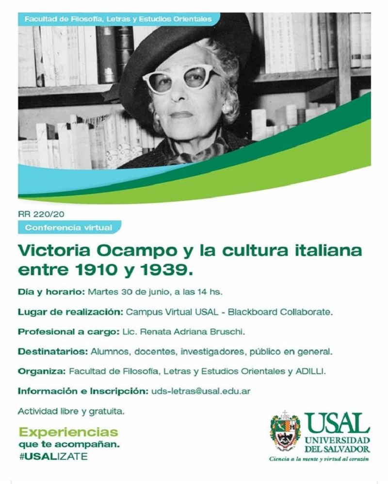 Flyer Victoria Ocampo