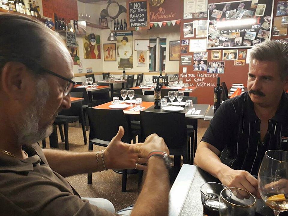 Mauro Crivellin en su restaurante