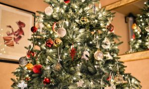 Árbol de Navidad - Árbol Navidad Con Decoraciones.