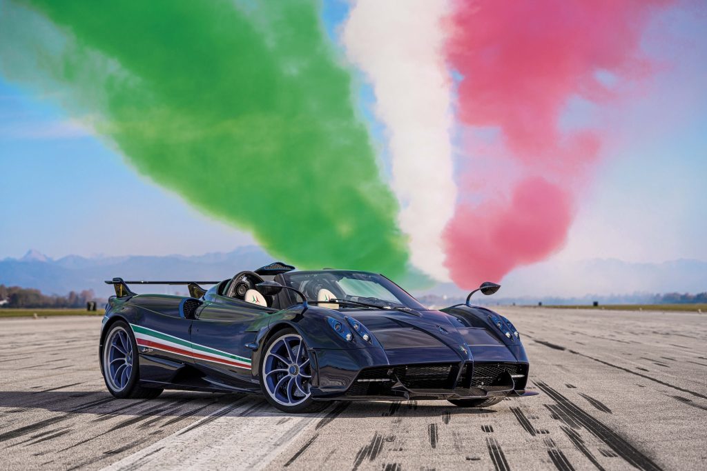 Pagani Huayra Tricolore - Huayra Tricolore Con La Bandera De Italia.