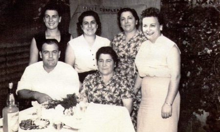 Luisa Pozone - Felipa Cicerone De Pozone Con Sus 5 Hijos
