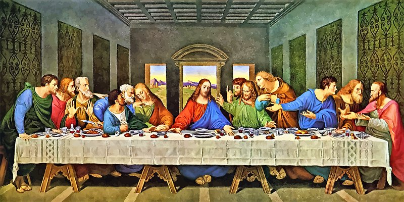 Jesucristo - Retrato De La Ultima Cena.