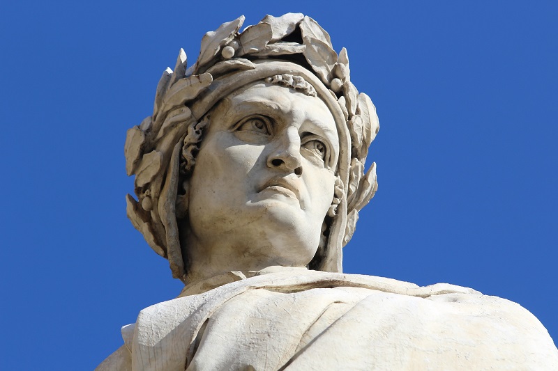Passaparola - Dante Alighieri Estatua Representativa.