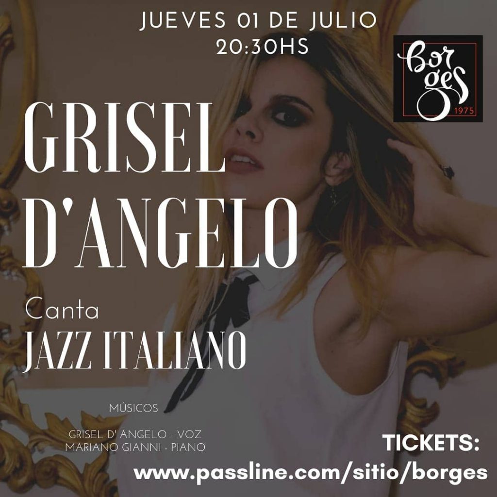 Grisel D'angelo Jazz Italiano Flyer