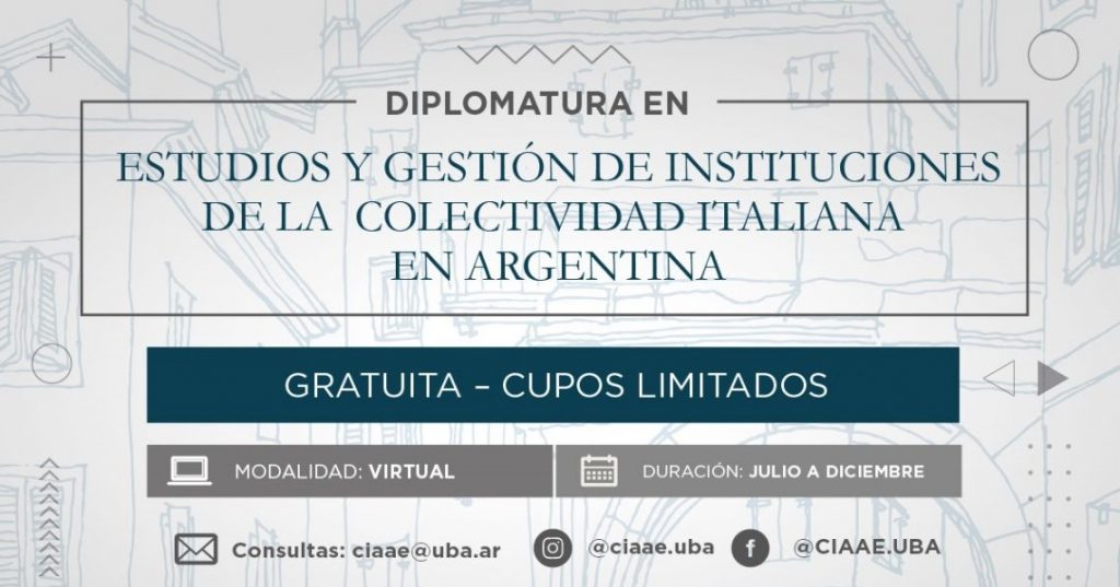 Instituciones italianas - Inscripcion Ciaae.