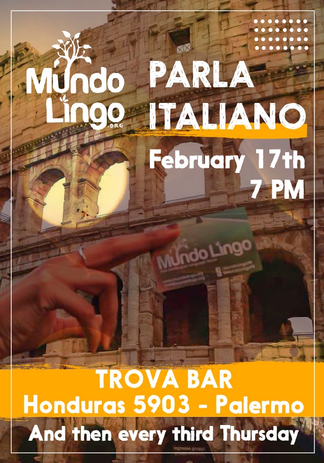 Parla Italiano- Mundo Lingo Parla Italiano Flyer