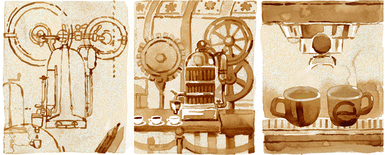 Angelo Moriondo - Doodle De Google Sobre La Cafetera.