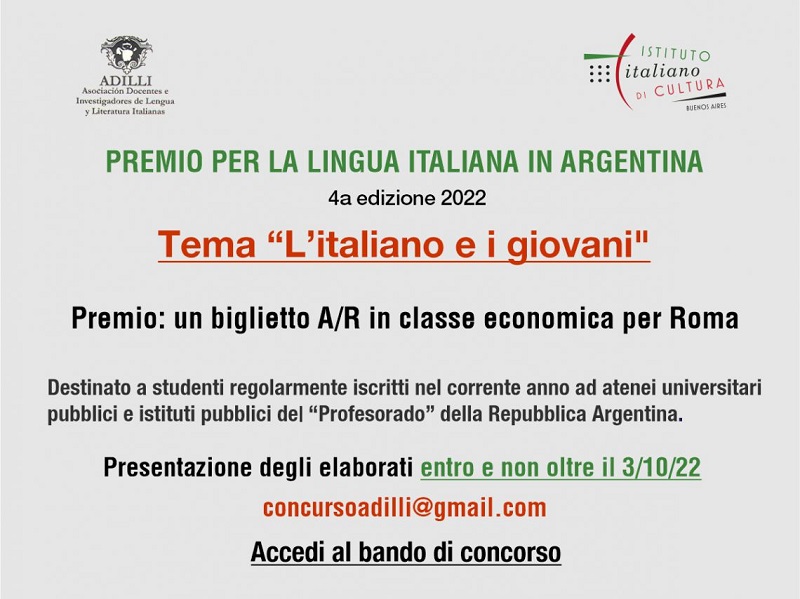 Lingua italiana - Premio Per La Lingua Italiana.
