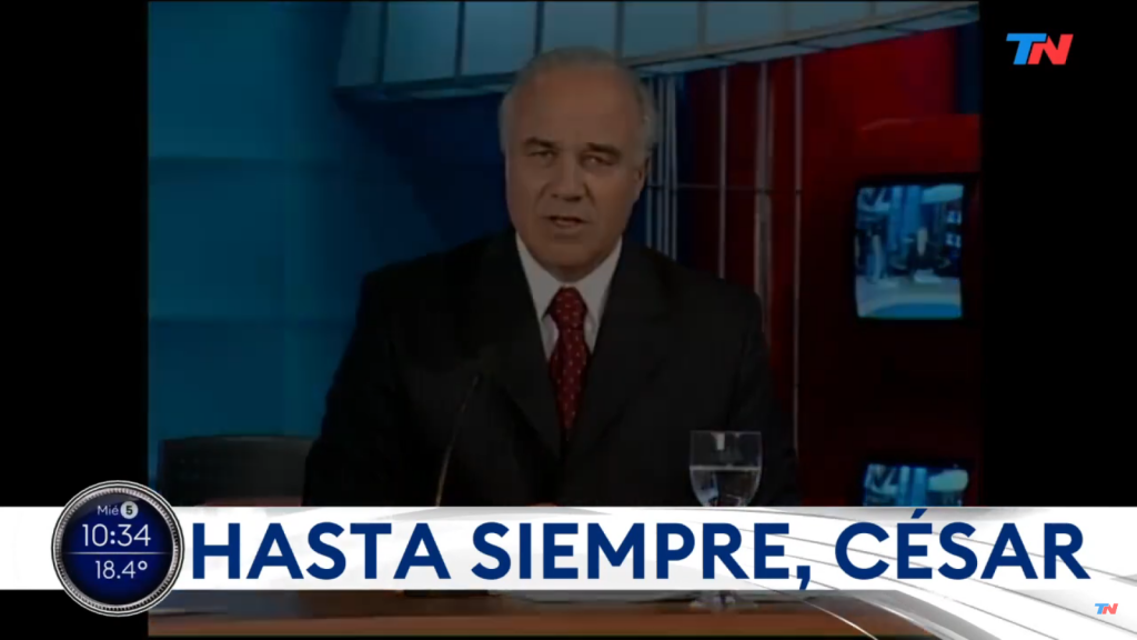 César Mascetti - Cesar En Telenoche.
