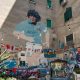 Argentinos en Italia - Mural Maradona