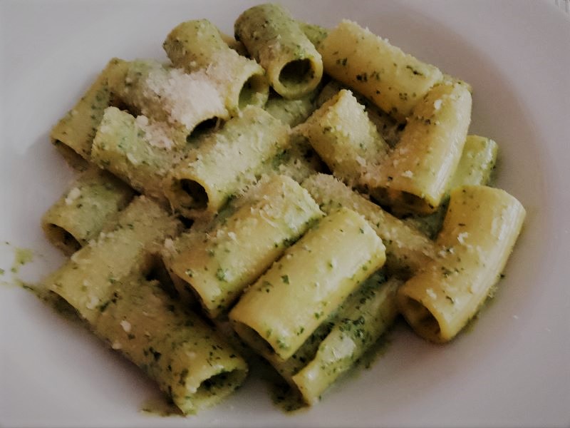Paccheri Pesto & Gorgonzola