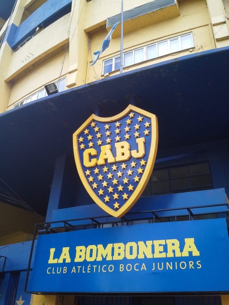 Orígenes - Escudo De Boca En La Bombonera.