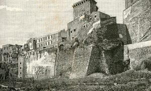 esempio di fortificazioni di cagliari nel quartiere castello