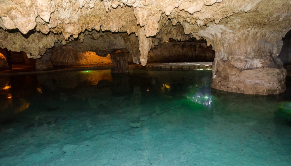 Il lago sotterraneo della Grotta di Su Stiddiu
