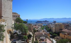 Panorama di Cagliari vista dall'alto