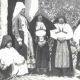 Donne Sarde In Costume, foto d'epoca in bianco e nero