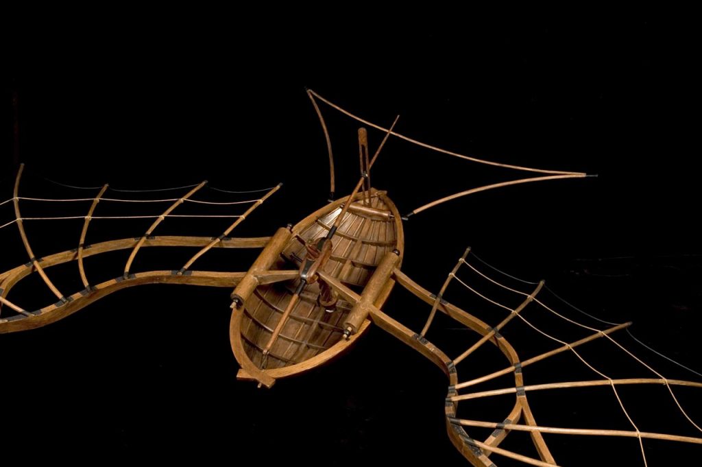 Mostra su Leonardo da Vinci -Macchina volante ad ali battenti