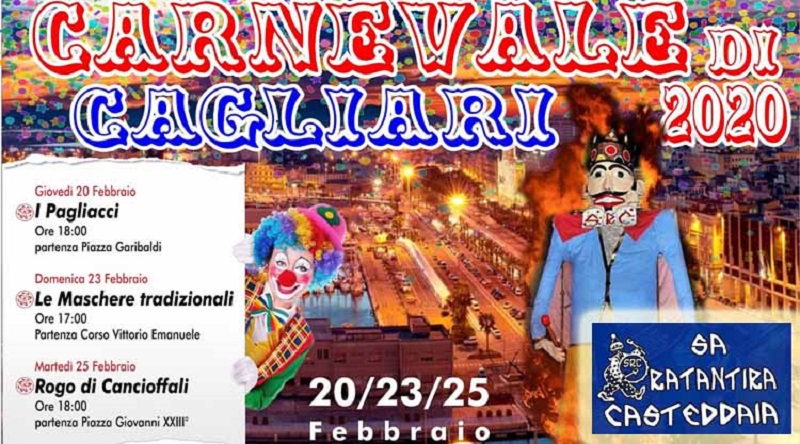 Carnevale Cagliari 2020 Manifesto