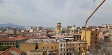 Pasquetta, Cagliari, panorama, Stampace, chiesa, case