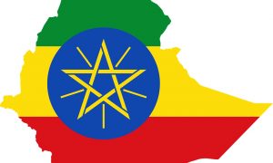 Etiopia -. Bandiera Eriopia