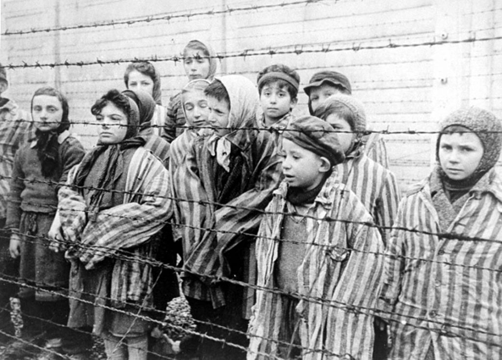 Bambini ebrei deportati ad Auschwitz