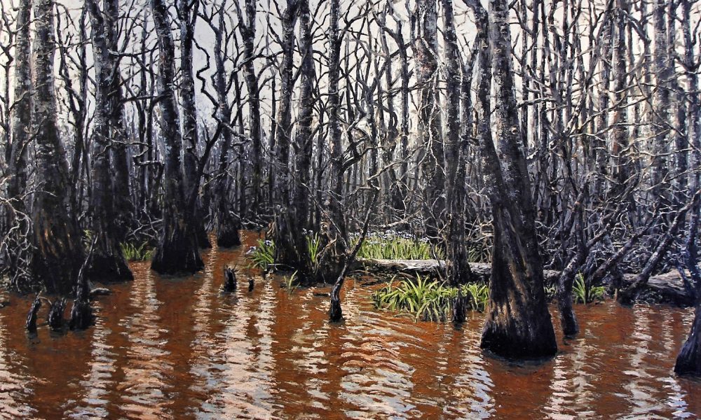 The Deep, 2006, oil on canvas, 78 x 104 inches