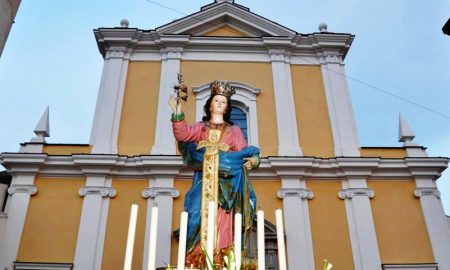 Festa di Santa Matrona di San Prisco - facciata della chiesa