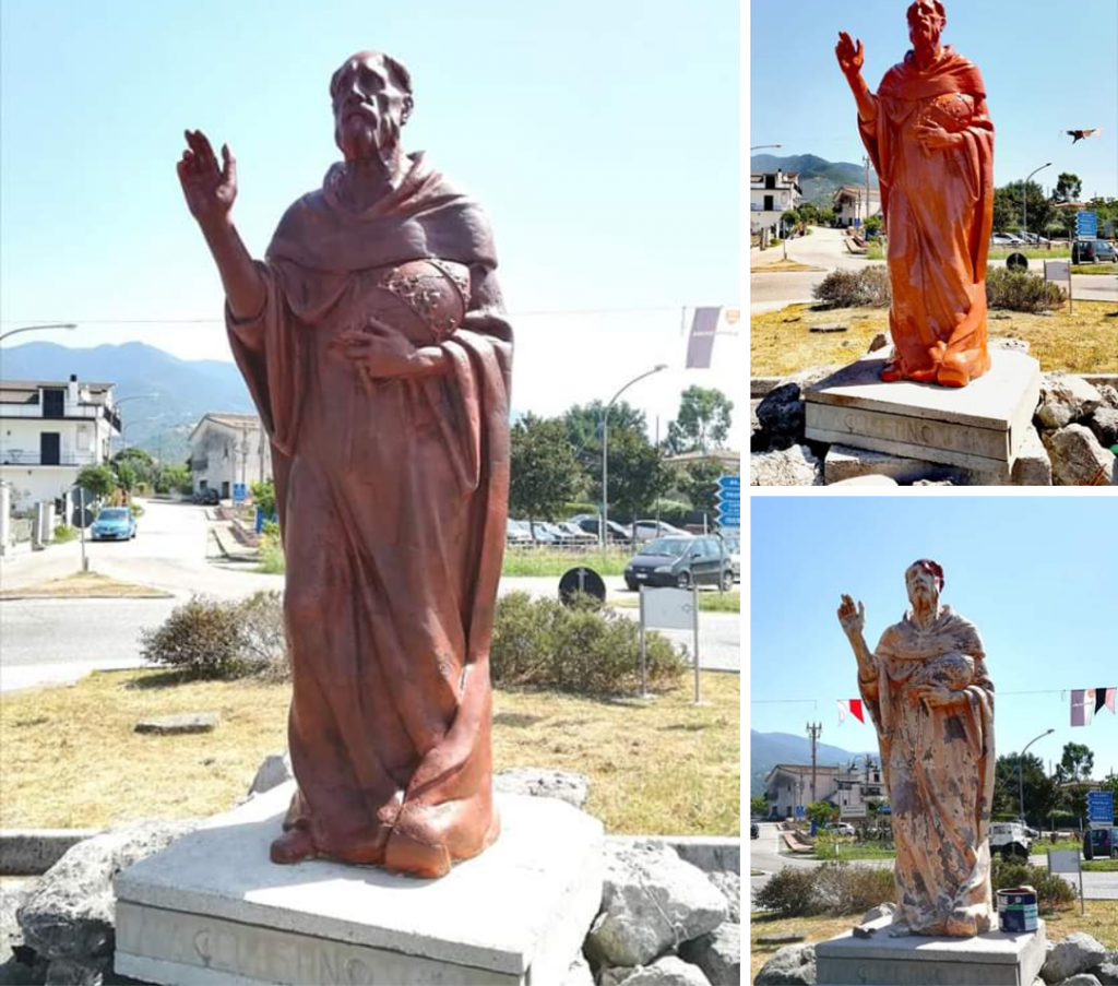 Palio Celestino V 2019 Statua