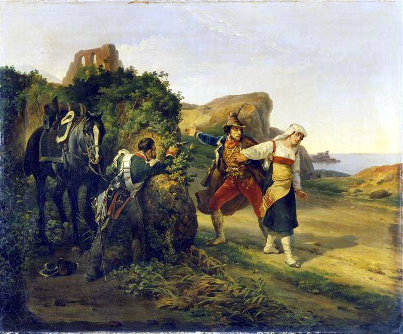 Il Brigante Tradito Horace Vernet 1830 Ciociaria